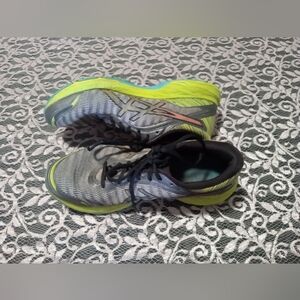 ASICS Black and Lime Athletic Shoes